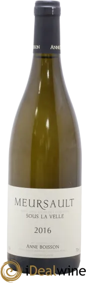illustration du vin Meursault Sous la Velle