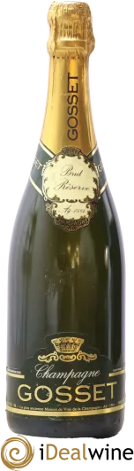 vue du vin Champagne Grande Réserve Gosset