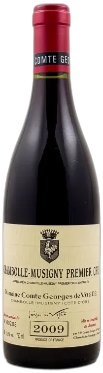 photo du vin Bourgogne Chambolle Musigny 1er Cru Domaine du Comte de Vogue