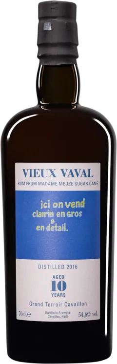 photo du vin Vaval "10 Ans Vieux" Small Batch (Spirit of Haiti Clairin Pur Cane Juice)