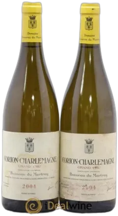 photo du vin Corton-Charlemagne Grand Cru Bonneau du Martray