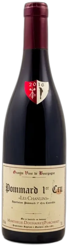 vue du vin Monthelie Douhairet Porcheret Pommard 1er Cru "Chanlins
