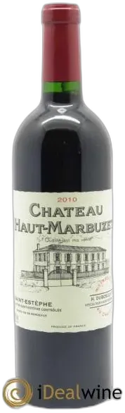 image du vin Château Haut Marbuzet
