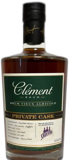 capture du vin Clément Private Cask - AMBRÉ - Rhum Vieux Agricole 4 Ans
