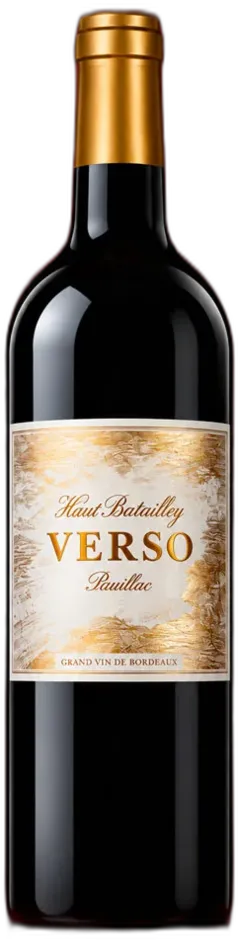 aperçu du vin Haut Batailley Verso