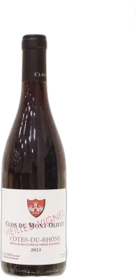 vue du vin Clos du Mont Olivet Côtes-du-Rhône Vieilles Vignes