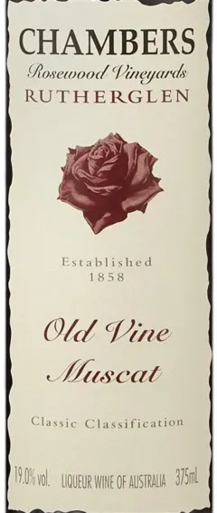illustration du vin Chambers Rosewood Old Vine Rutherglen Muscat