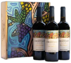 image du vin Art Collection Vin la Clape Édition Limitée "Le Vin de Nos Paysages" Par Robert Combas