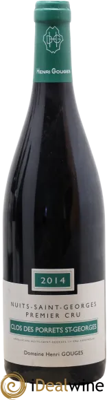 image du vin Nuits-Saint-Georges 1er Cru Clos des Porrets st Georges Henri Gouges