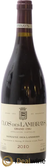 photo du vin Clos des Lambrays Grand Cru Domaine des Lambrays