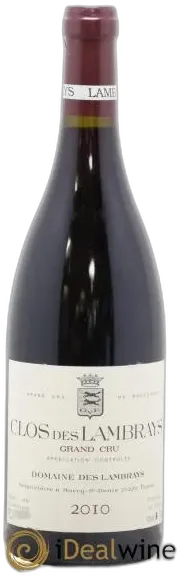 photo du vin Clos des Lambrays Grand Cru Domaine des Lambrays