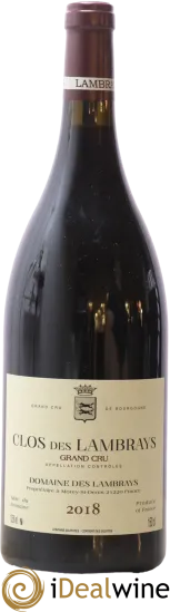 photo du vin Clos des Lambrays Grand Cru Domaine des Lambrays