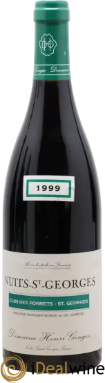 image du vin Nuits-Saint-Georges 1er Cru Clos des Porrets st Georges Henri Gouges