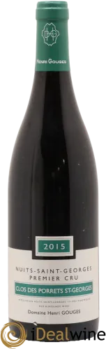 image du vin Nuits-Saint-Georges 1er Cru Clos des Porrets st Georges Henri Gouges
