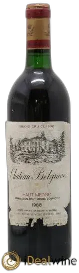 photo du vin Château Belgrave Château Belgrave
