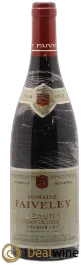 vue du vin Domaine Faiveley "Clos de l'Écu" Beaune 1er Cru 2021