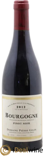 capture du vin Pinot Noir