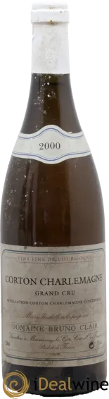 aperçu du vin Bruno Clair Corton Charlemagne
