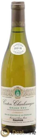 photo du vin Corton-Charlemagne Chapuis & Chapuis