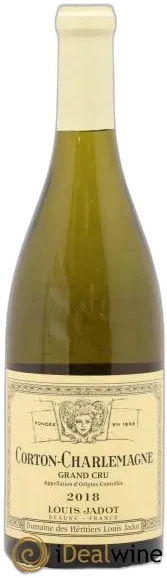 photo du vin Corton-Charlemagne Aoc Grand Cru Domaine des Héritiers Louis Jadot