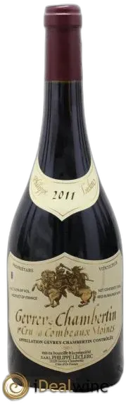 image du vin Philippe Leclerc Gevrey Chambertin 1er Cru "Combe Aux Moines" 2016