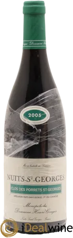 image du vin Nuits-Saint-Georges 1er Cru Clos des Porrets st Georges Henri Gouges