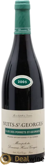 image du vin Nuits-Saint-Georges 1er Cru Clos des Porrets st Georges Henri Gouges