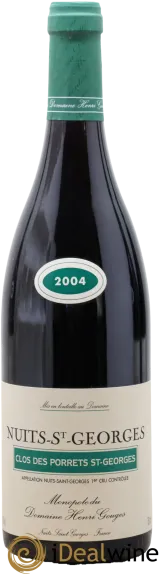 image du vin Nuits-Saint-Georges 1er Cru Clos des Porrets st Georges Henri Gouges