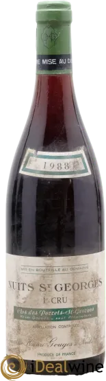 image du vin Nuits-Saint-Georges 1er Cru Clos des Porrets st Georges Henri Gouges