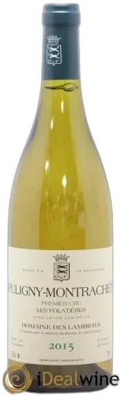 illustration du vin Domaine des Lambrays Puligny-Montrachet 1er Cru "les Folatières"