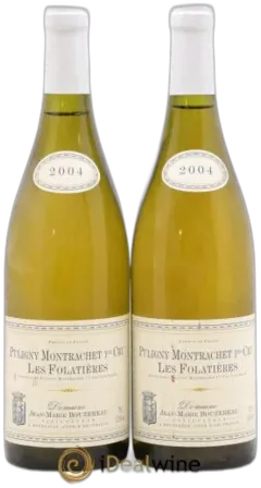 photo du vin Bouzereau "les Folatieres" Puligny-Montrachet 1er Cru