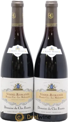 vue du vin Clos Frantin Aux Malconsorts