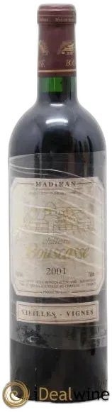 photo du vin Madiran Vieilles Vignes Château Bouscassé Alain Brumont