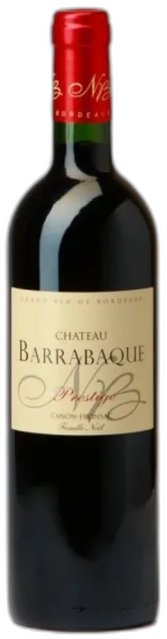 vue du vin Château Barrabaque Prestige Rouge 2015