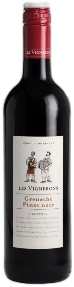 aperçu du vin les Vignerons Grenache Pinot Noir