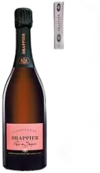vue du vin Champagne Drappier Rosé de Saignée Rosé Drappier