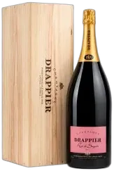 vue du vin Champagne Drappier Rosé de Saignée Rosé Drappier