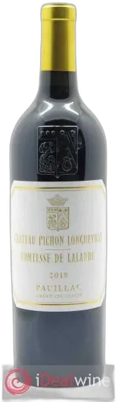photo du vin Château Pichon Longueville Comtesse de Lalande