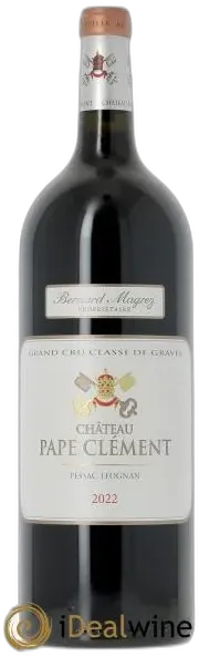 vue du vin Château Pape Clément Cru Classé de Graves