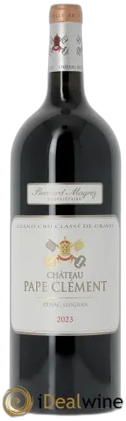 vue du vin Château Pape Clément Cru Classé de Graves