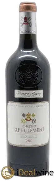 vue du vin Château Pape Clément Cru Classé de Graves