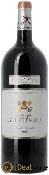 vue du vin Château Pape Clément Cru Classé de Graves
