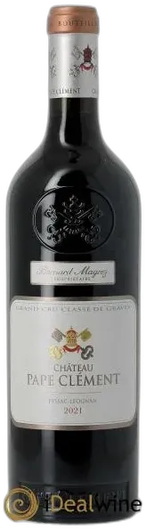 vue du vin Château Pape Clément Cru Classé de Graves