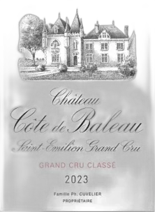 photo du vin Château Côte de Baleau 2023
