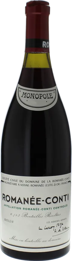 illustration du vin Romanee Conti Domaine de la Romanee Conti