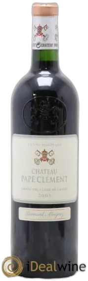 vue du vin Château Pape Clément Cru Classé de Graves