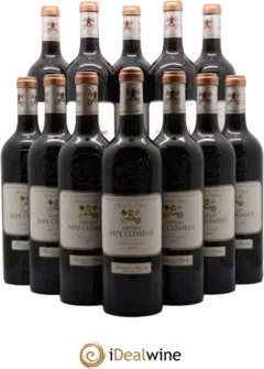 vue du vin Château Pape Clément Cru Classé de Graves