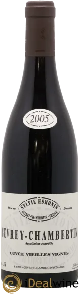 photo du vin Sylvie Esmonin Gevrey Chambertin