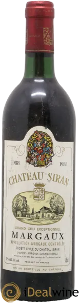 photo du vin Château Siran