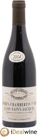 photo du vin Gevrey-Chambertin 1er Cru Clos Saint Jacques